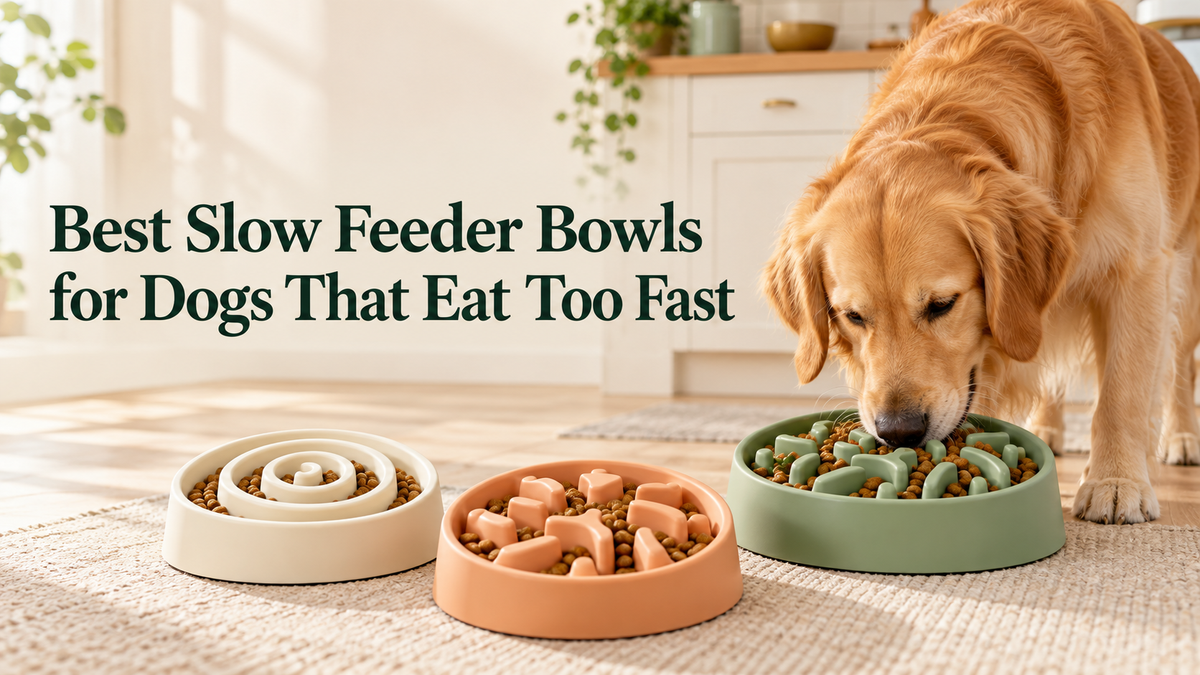 Best Slow Feeder Bowls for Dogs That Eat Too Fast